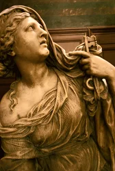 Grab von Jean-Baptiste Colbert de Torcy (1619-83), Detail der allegorischen Figur der Treue (c.1685-87)